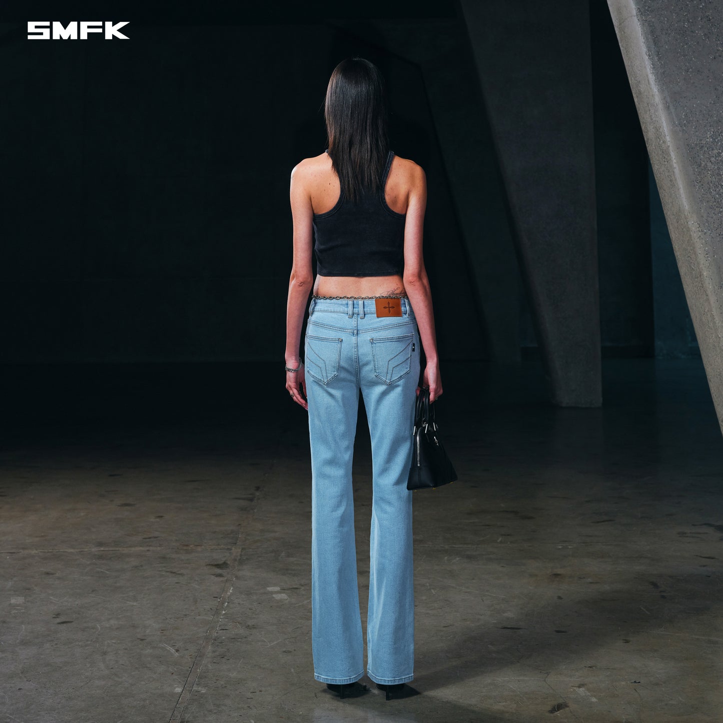 PERMANENT MODEL STRT DENIM PANTS/E-COTTON