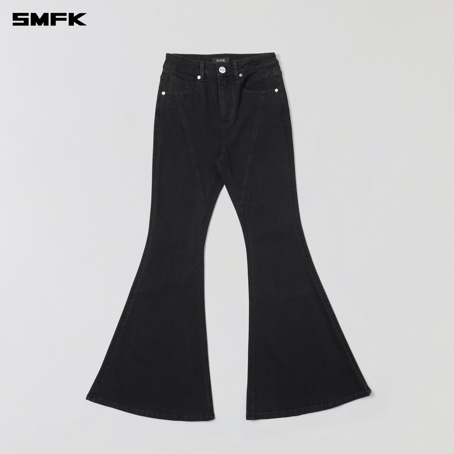 WILD MIRAGE FISHTAIL DENIM PANTS /COTTON