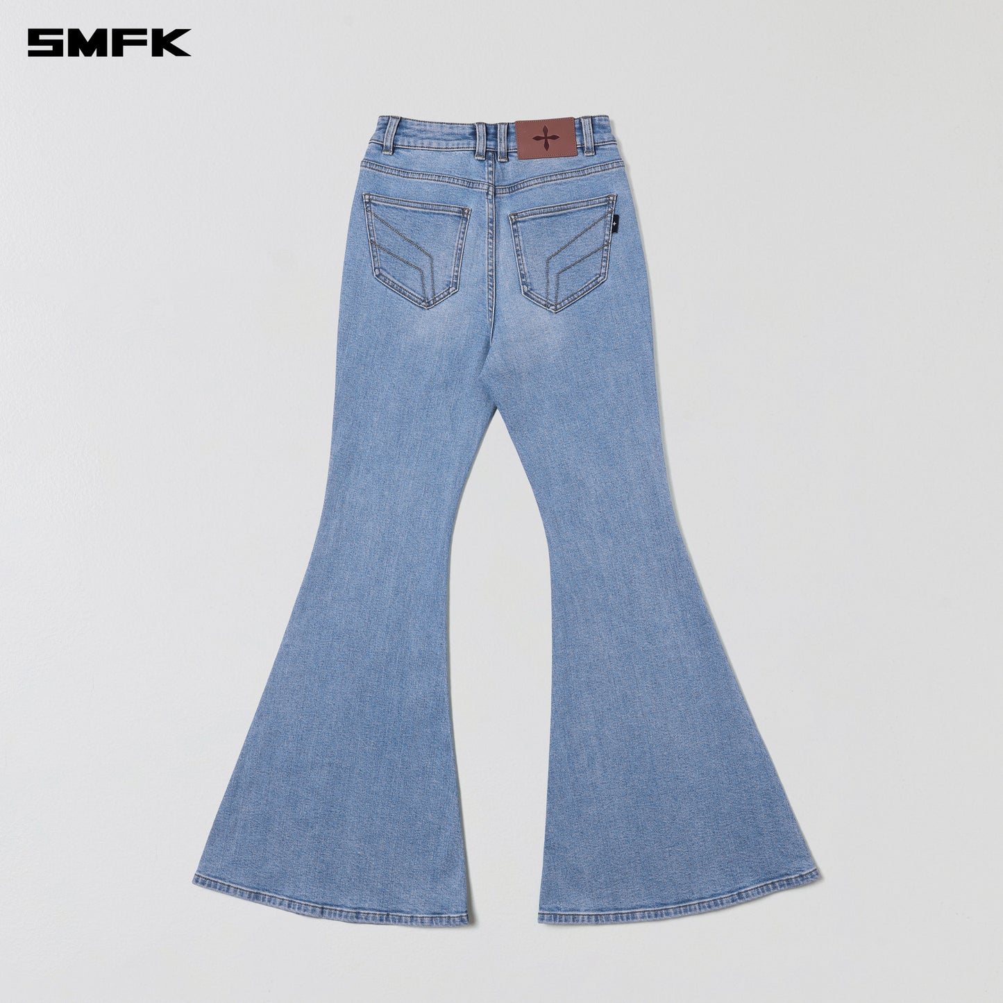 WILD MIRAGE FISHTAIL DENIM PANTS /COTTON