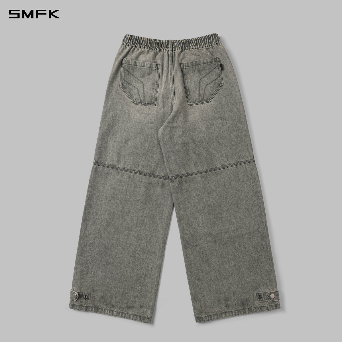 WILD MIRAGE HANDCRAFT DENIM SPORTS PANTS/DENIM ANTIQUE TREATMENT/W