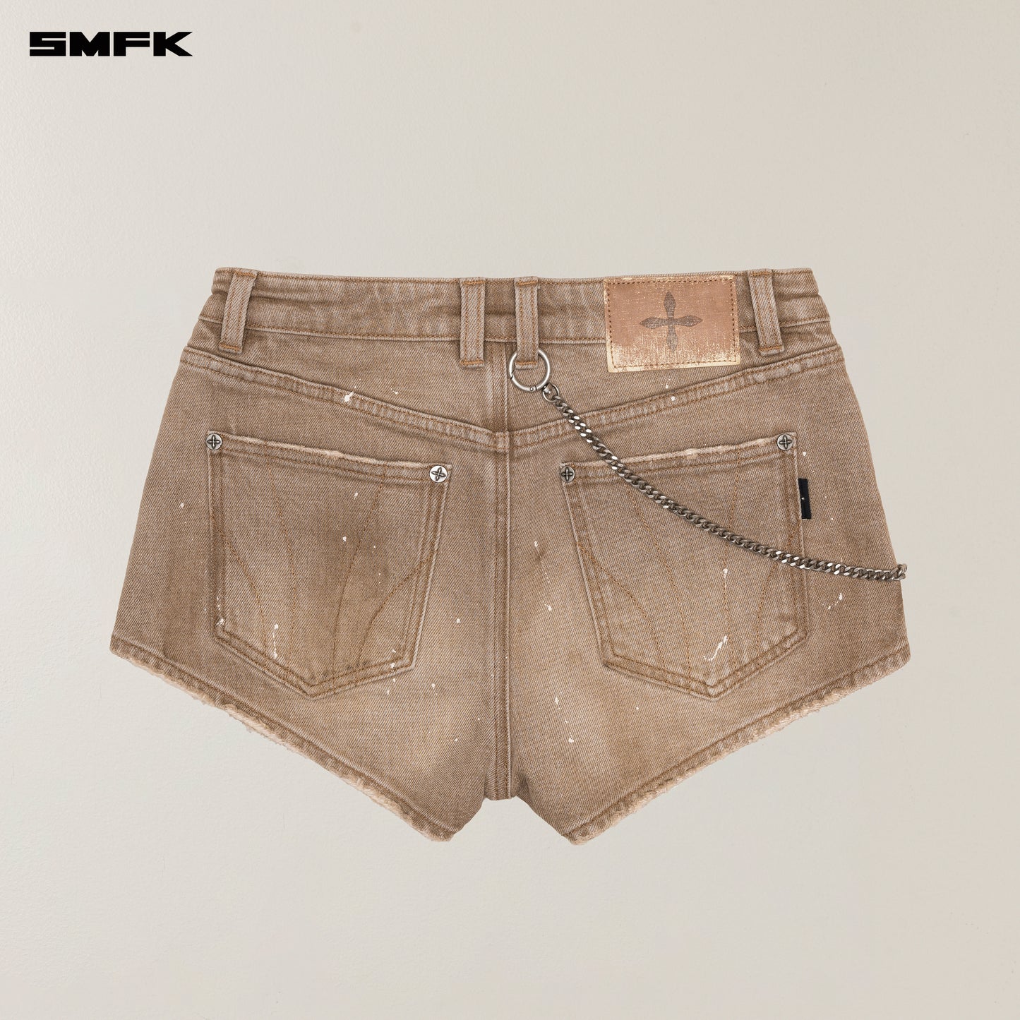 RAGE WILD DENIM SHORTS LOW_ WILD COWBOY BROWN
