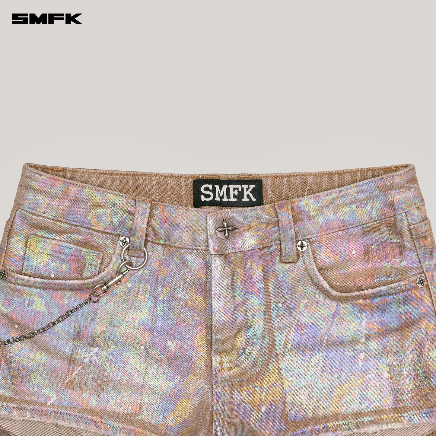 RAGE WILD FANTASY DENIM SHORTS LOW_ FANTASY LAND