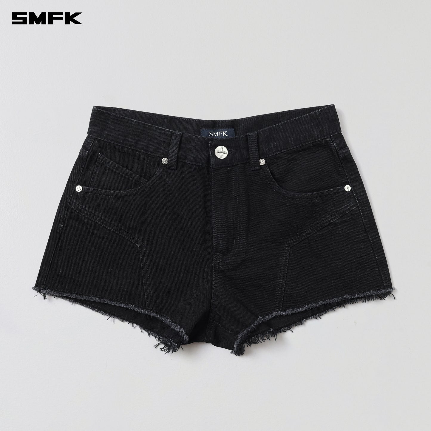 WILD MIRAGE DENIM SHORTS-LOW/COTTON
