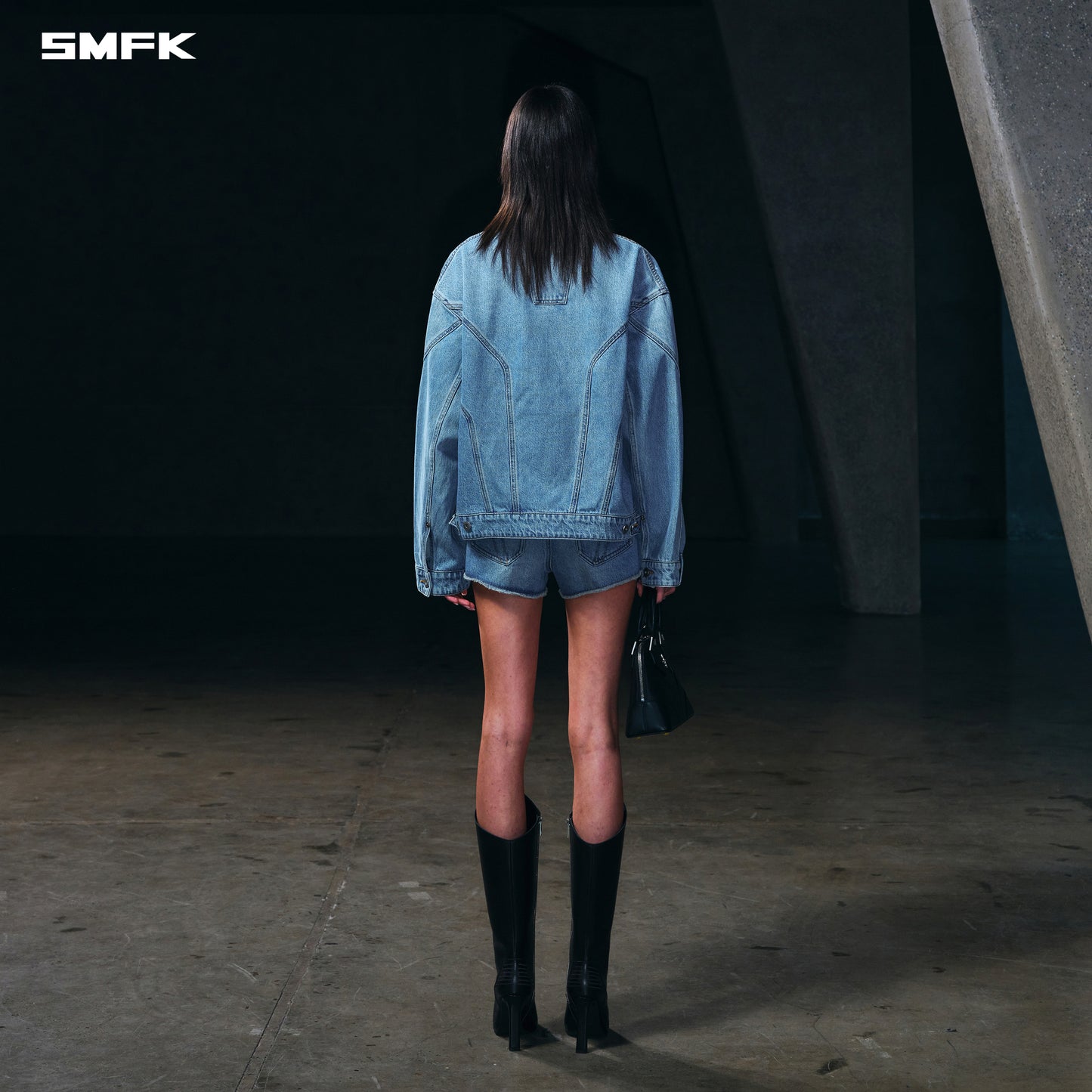 WILD MIRAGE DENIM SHORTS-LOW/COTTON