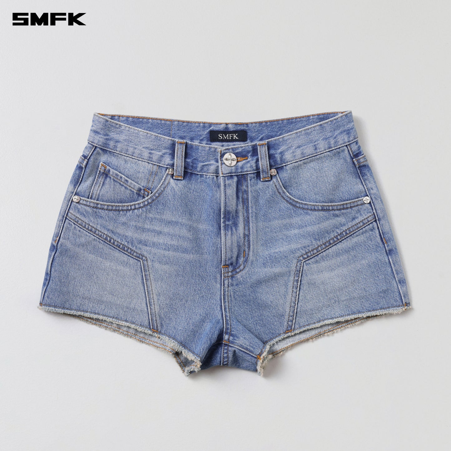 WILD MIRAGE DENIM SHORTS-LOW/COTTON