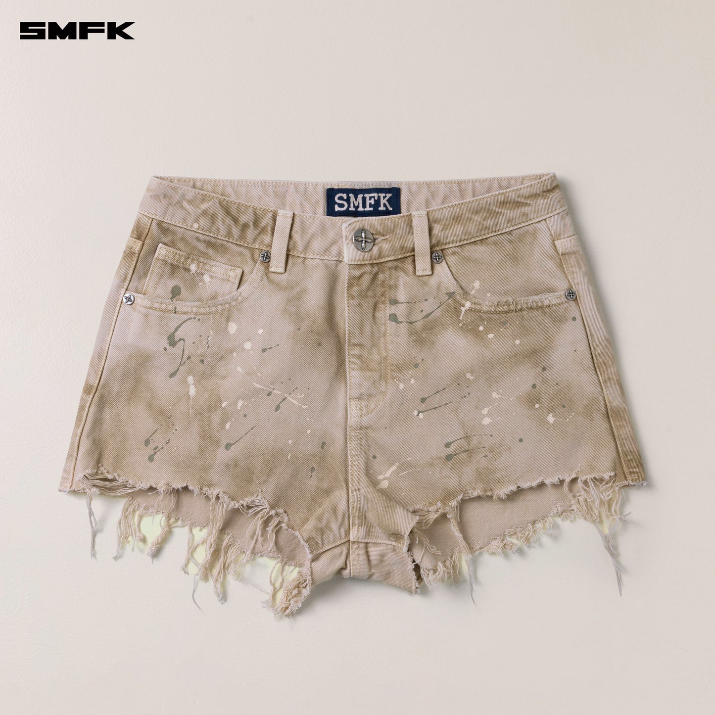RAGE WILD DENIM SHORTS_ WILD BROWN