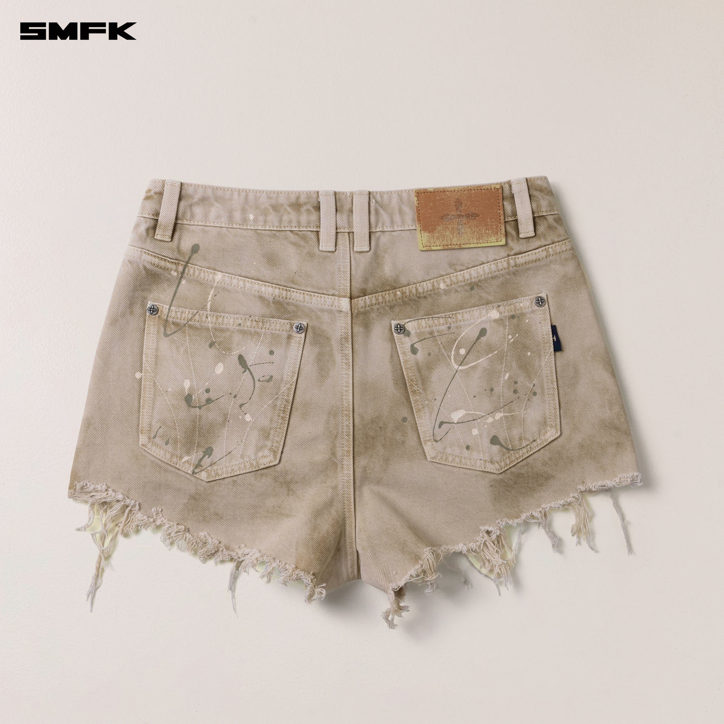 RAGE WILD DENIM SHORTS_ WILD BROWN