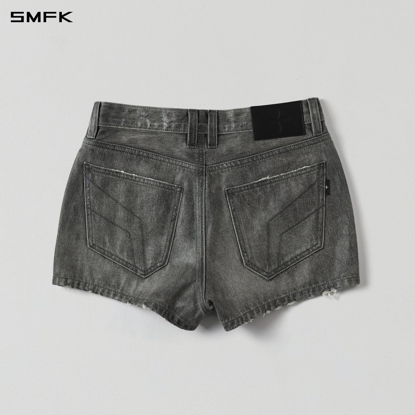 WILD MIRAGE DENIM SHORTS-LOW/DENIM COTTON/W