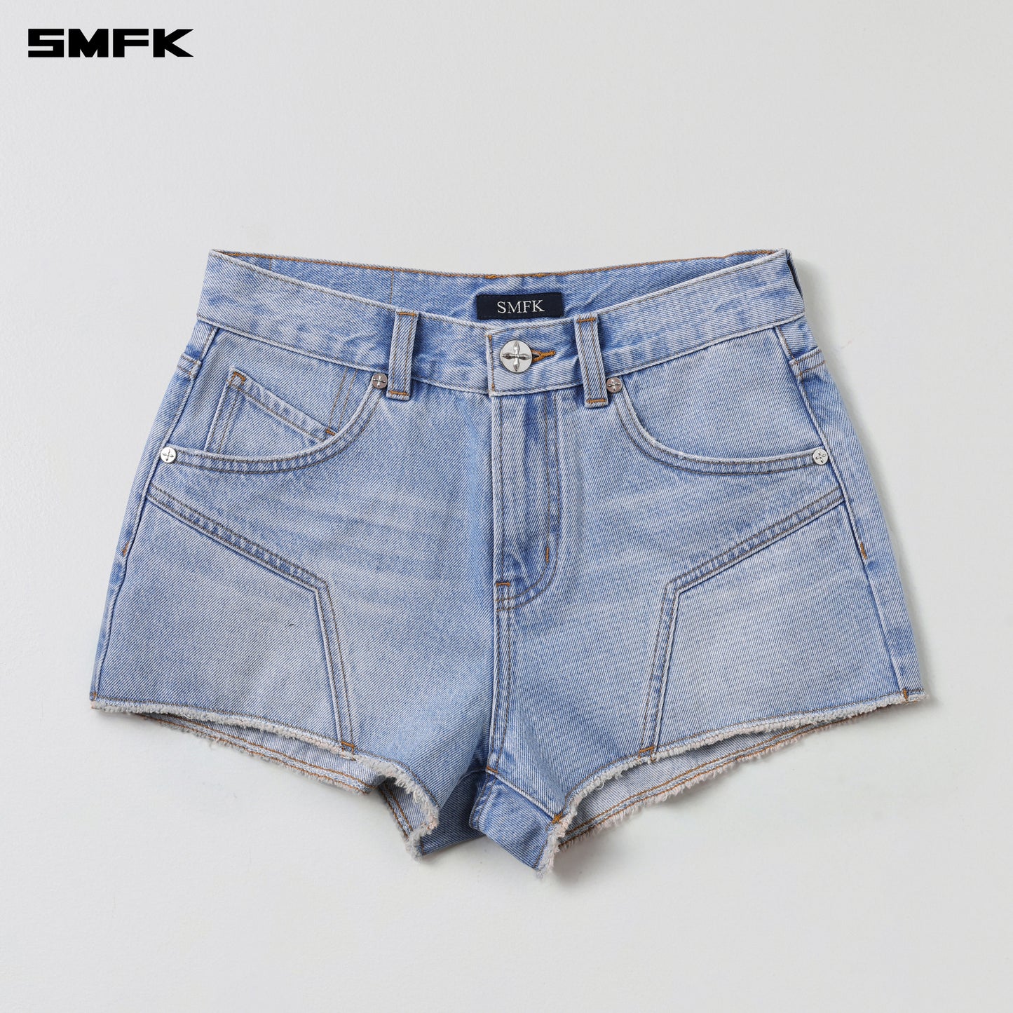 WILD MIRAGE DENIM SHORTS-LOW/COTTON