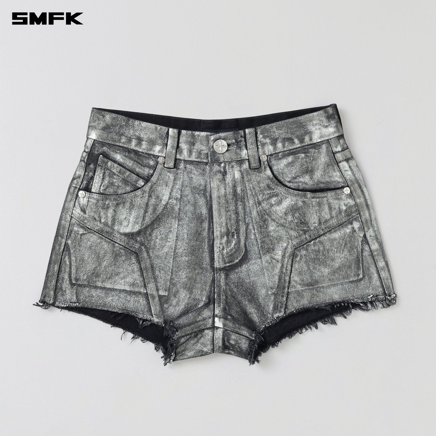 WILD MIRAGE DENIM SHORTS-LOW/COTTON