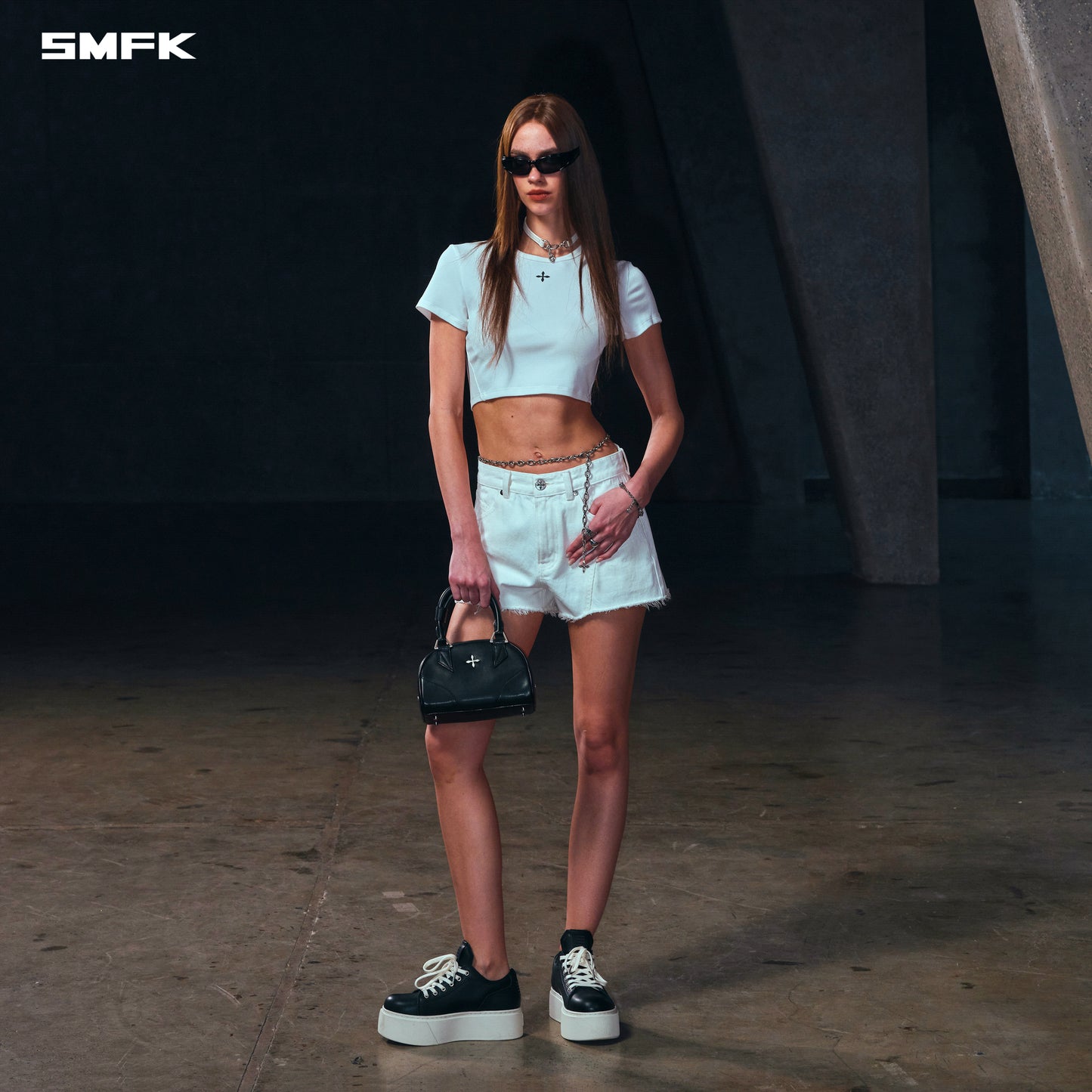 WILD MIRAGE DENIM SHORTS-LOW/COTTON