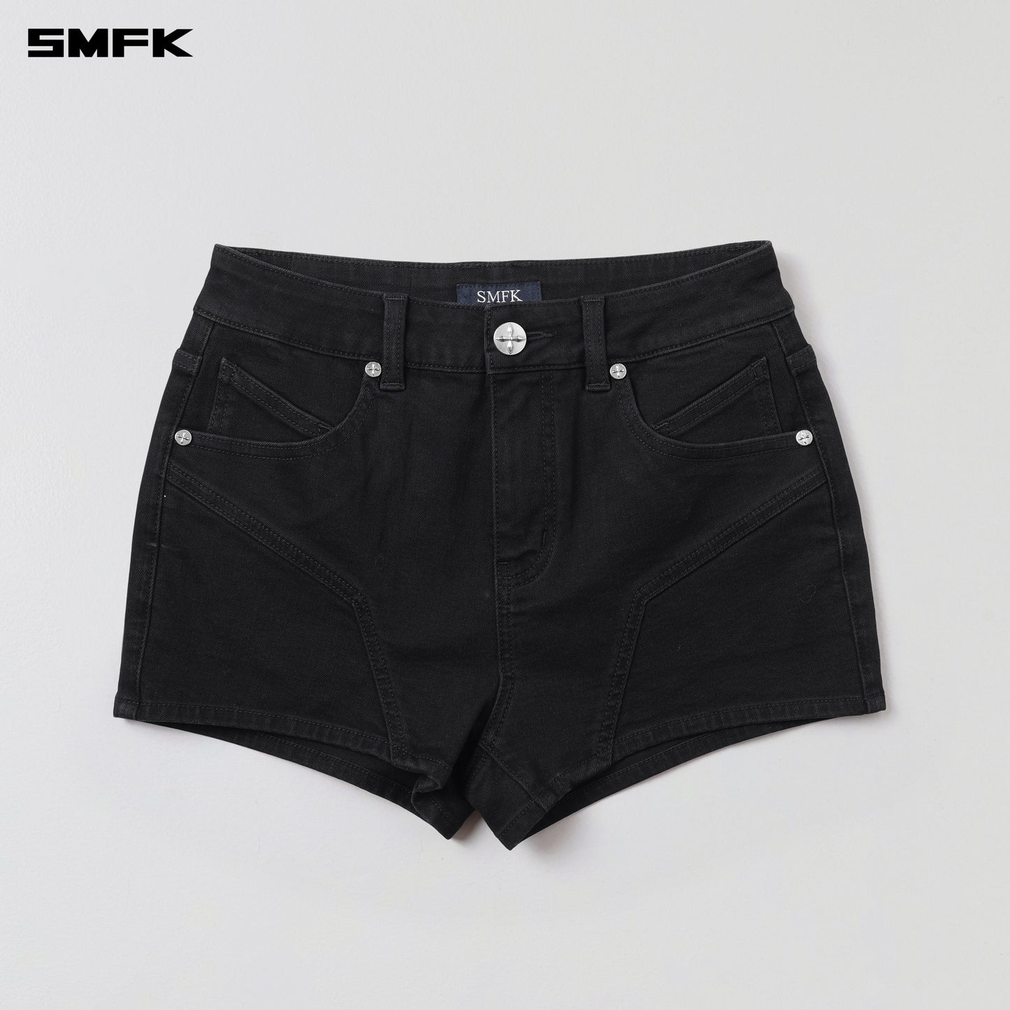 RAGE ROVE SLIM DENIM SHORTS-HIGH/HANDCRAFTED