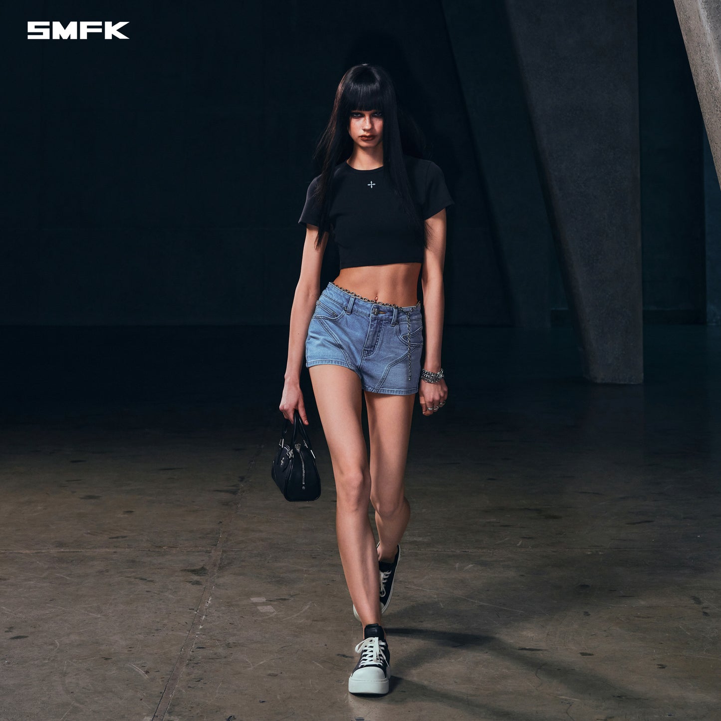 RAGE ROVE SLIM DENIM SHORTS-HIGH/HANDCRAFTED