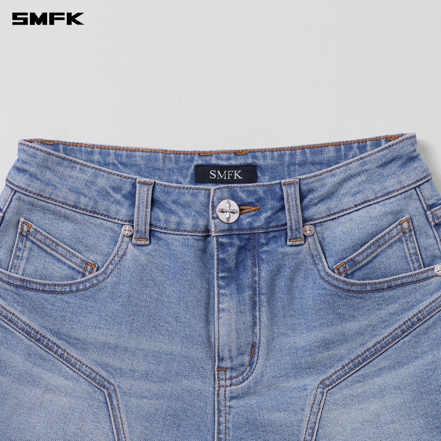 RAGE ROVE SLIM DENIM SHORTS-HIGH/HANDCRAFTED