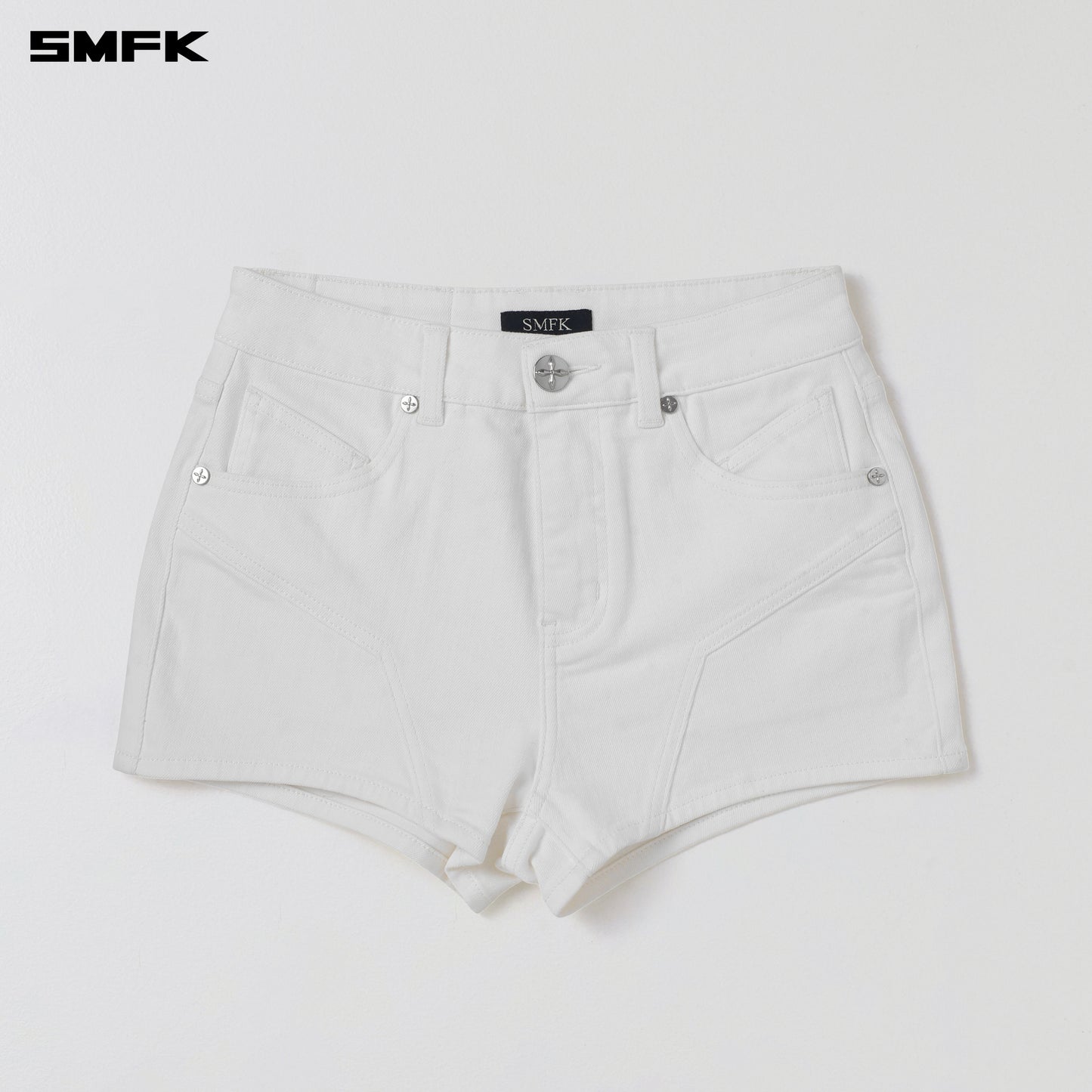 RAGE ROVE SLIM DENIM SHORTS-HIGH/HANDCRAFTED