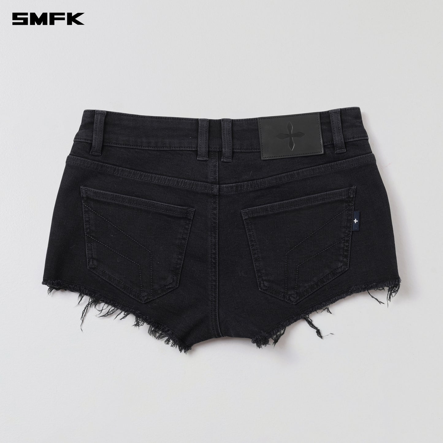 WILD MIRAGE SKINNY DENIM SHORTS/E-COTTON