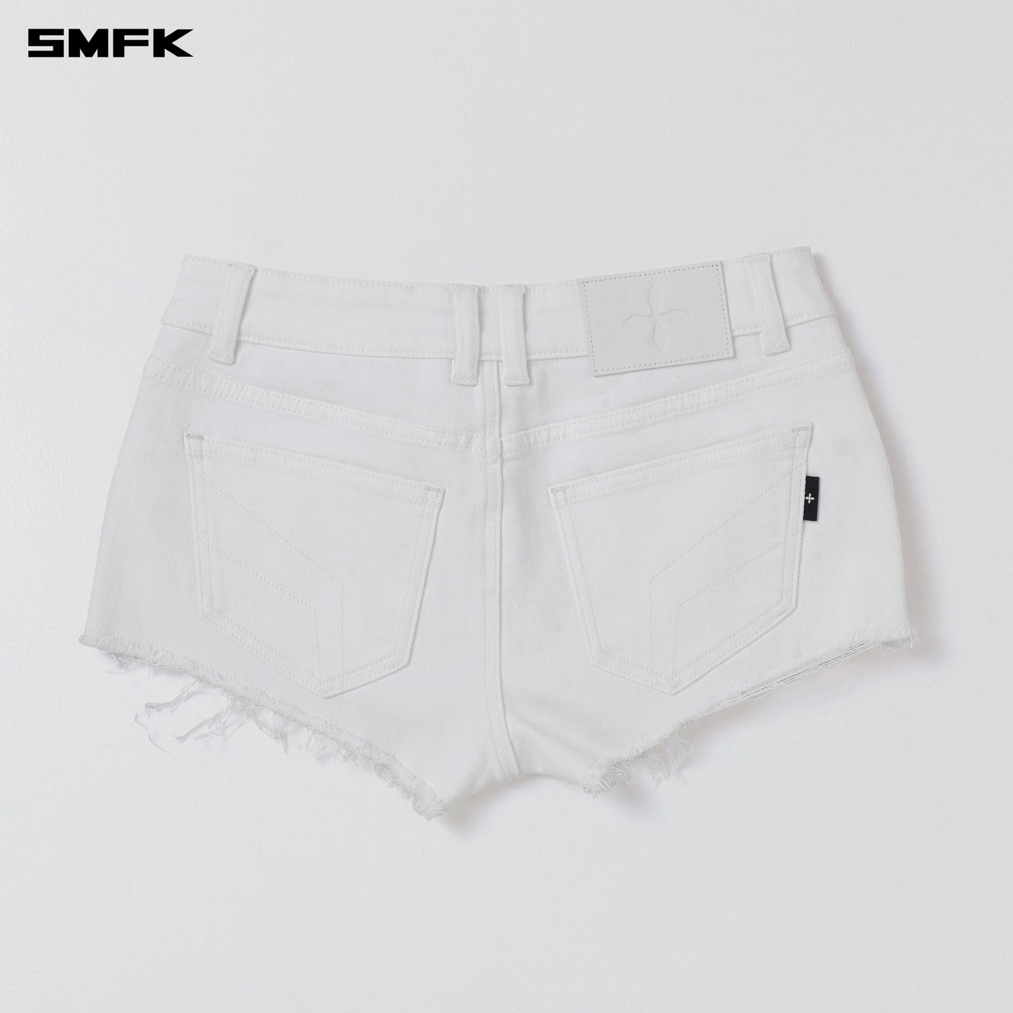 WILD MIRAGE SKINNY DENIM SHORTS/E-COTTON