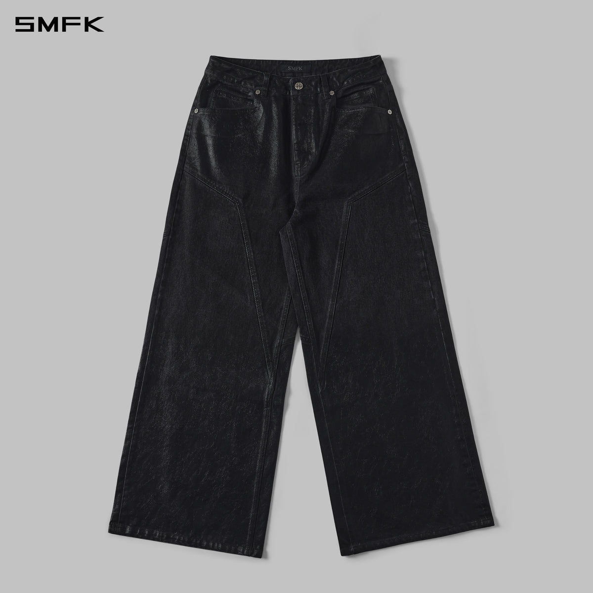VINTAGE VANISH STRAIGHT DENIM PANTS/GARMENT DYE VANISH BLACK