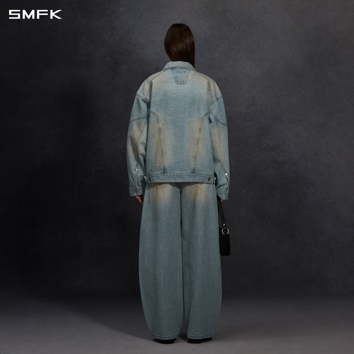 MIRAGE SIREN VINTAGE COCOON DENIM PANTS/STARRY DENIM/W