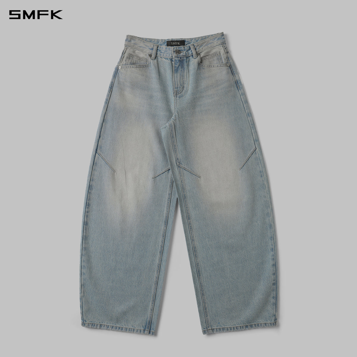 MIRAGE SIREN VINTAGE COCOON DENIM PANTS/STARRY DENIM/W