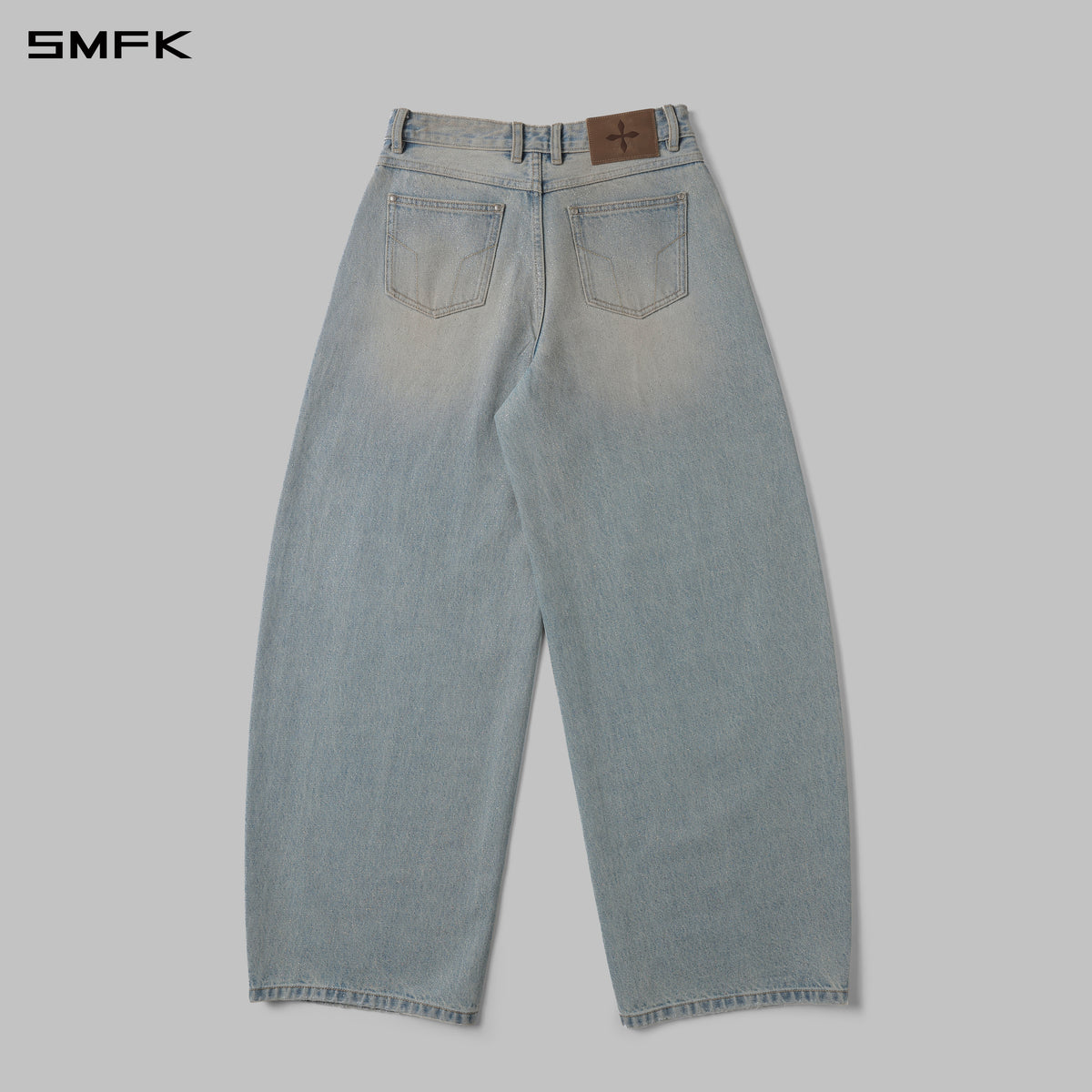 MIRAGE SIREN VINTAGE COCOON DENIM PANTS/STARRY DENIM/W