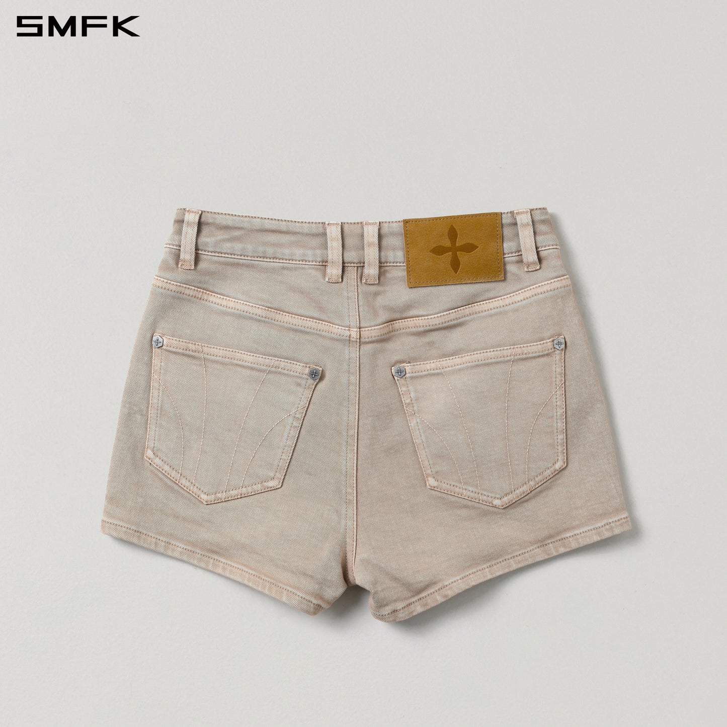 VINTAGE VANISH SKINNY DENIM SHORTS/GARMENT DYE