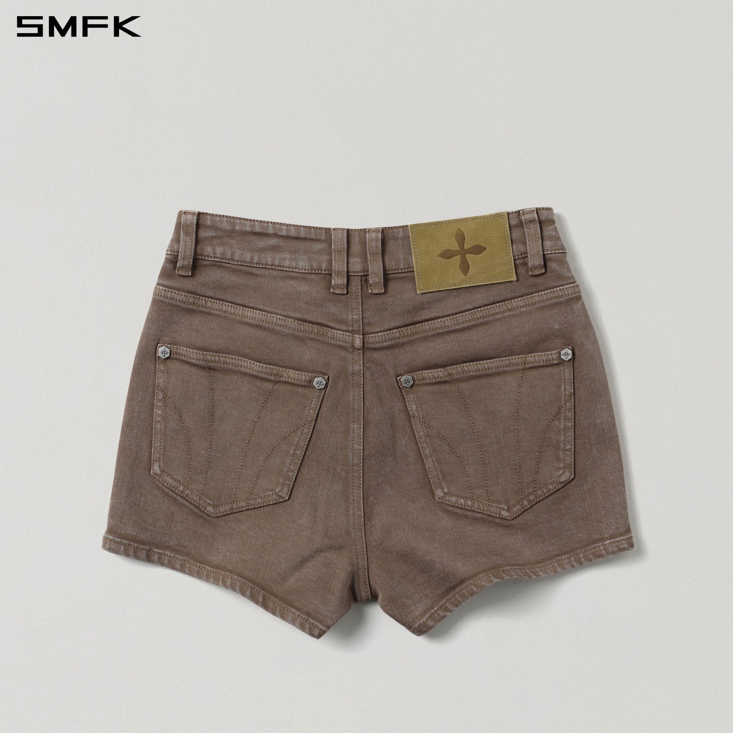VINTAGE VANISH SKINNY DENIM SHORTS/GARMENT DYE