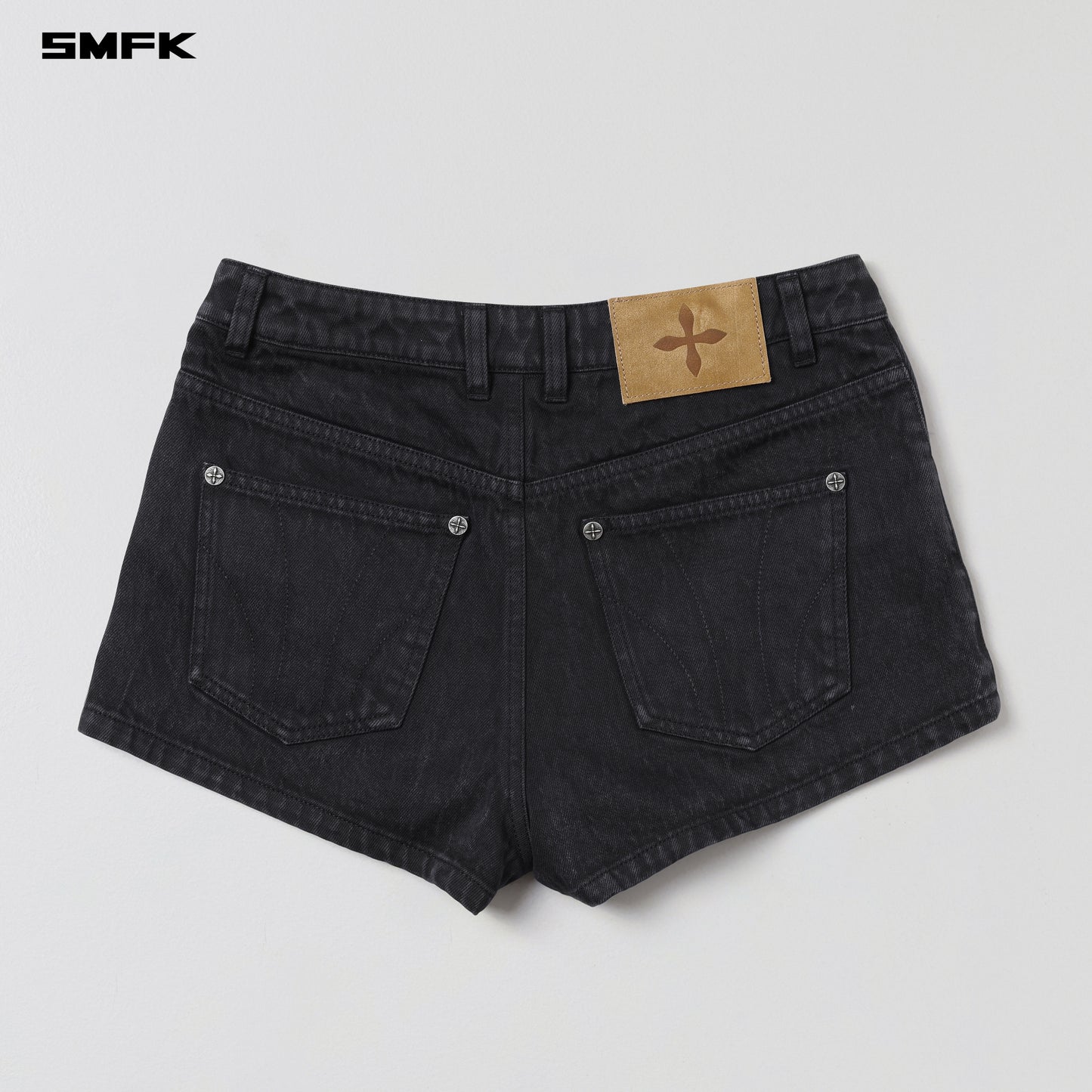 VINTAGE VANISH DENIM SHORTS/GARMENT DYE - VANISH BLACK