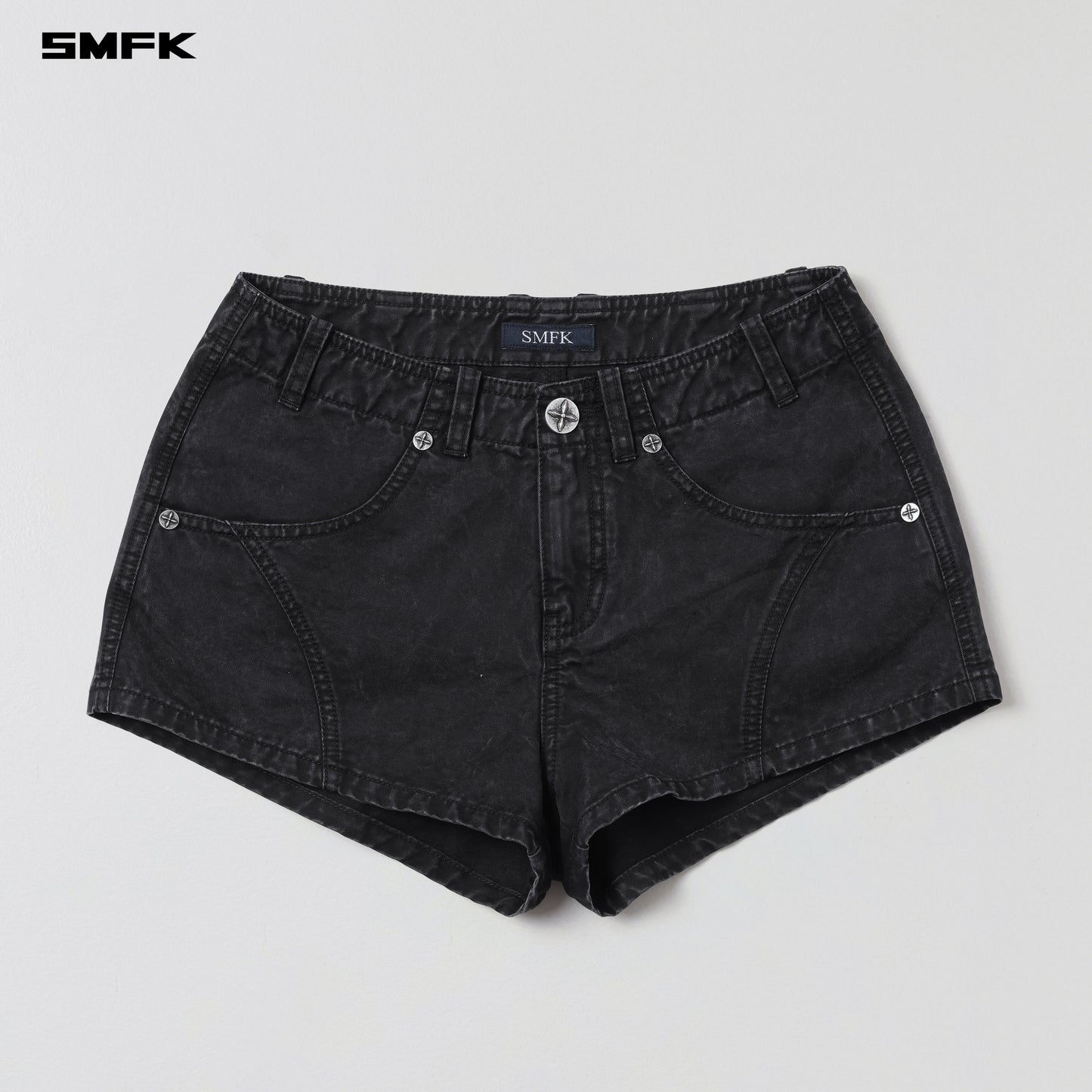 VANISH CARGO SHORTS/GARMENT DYE - VANISH BLACK