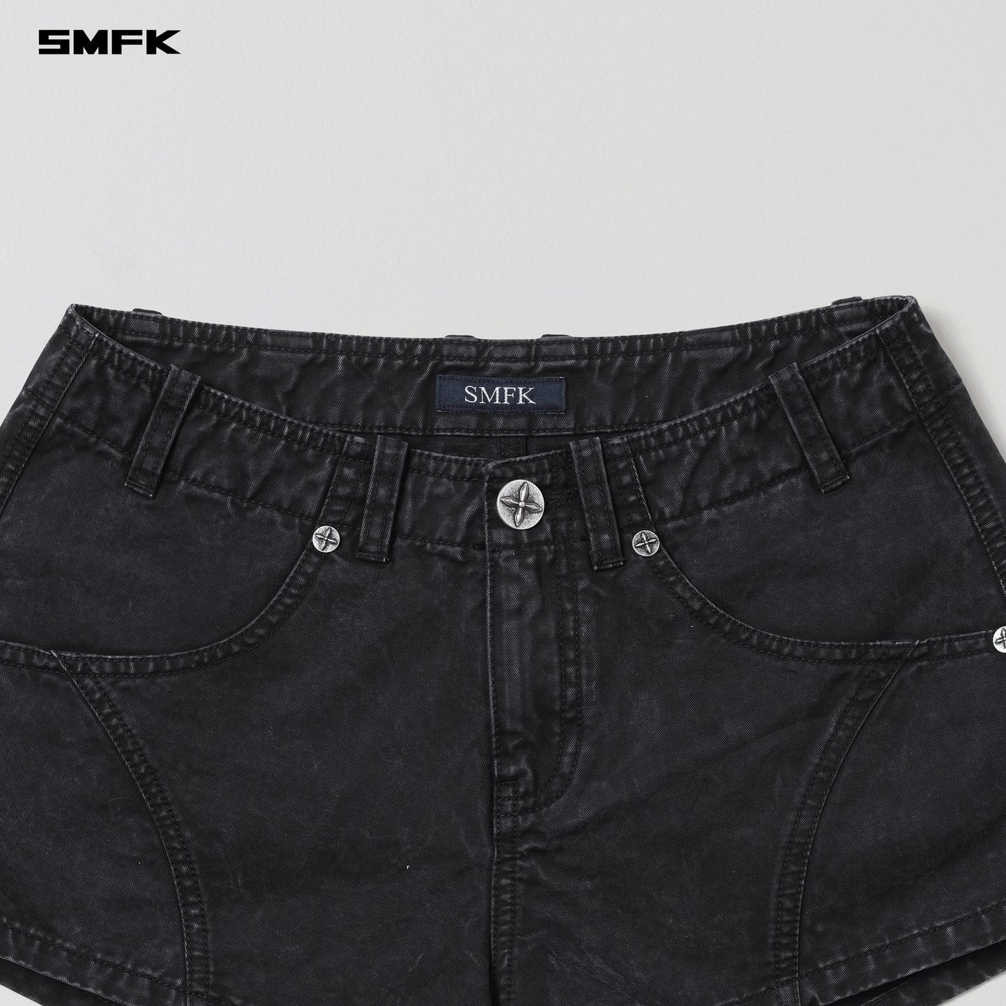 VANISH CARGO SHORTS/GARMENT DYE - VANISH BLACK