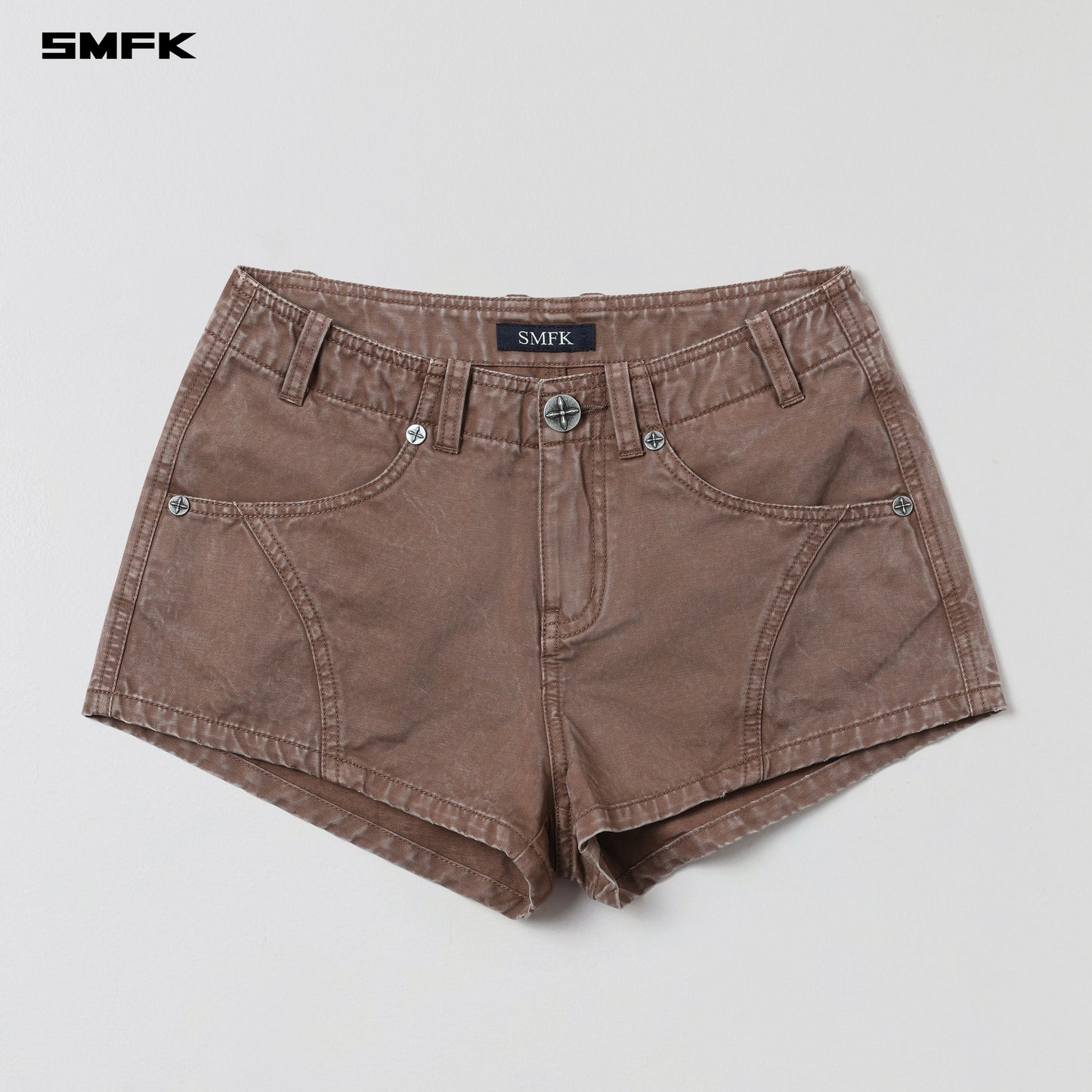 VANISH CARGO SHORTS/GARMENT DYE - VANISH BROWN