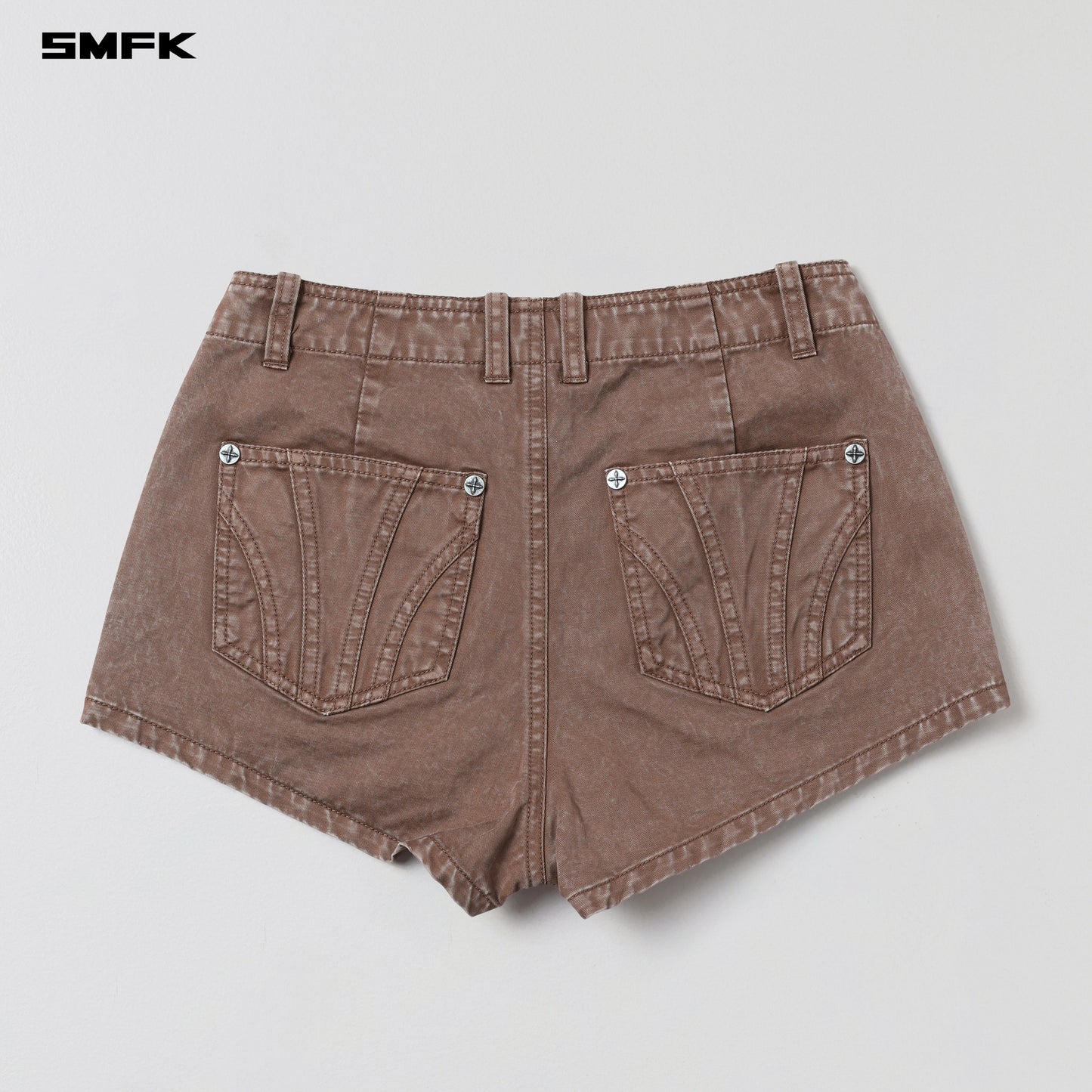 VANISH CARGO SHORTS/GARMENT DYE - VANISH BROWN