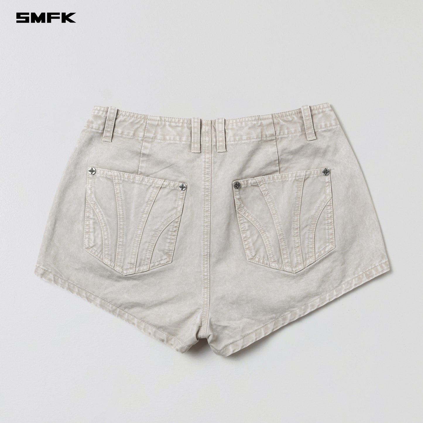 VANISH CARGO SHORTS/GARMENT DYE - VANISH WHITE