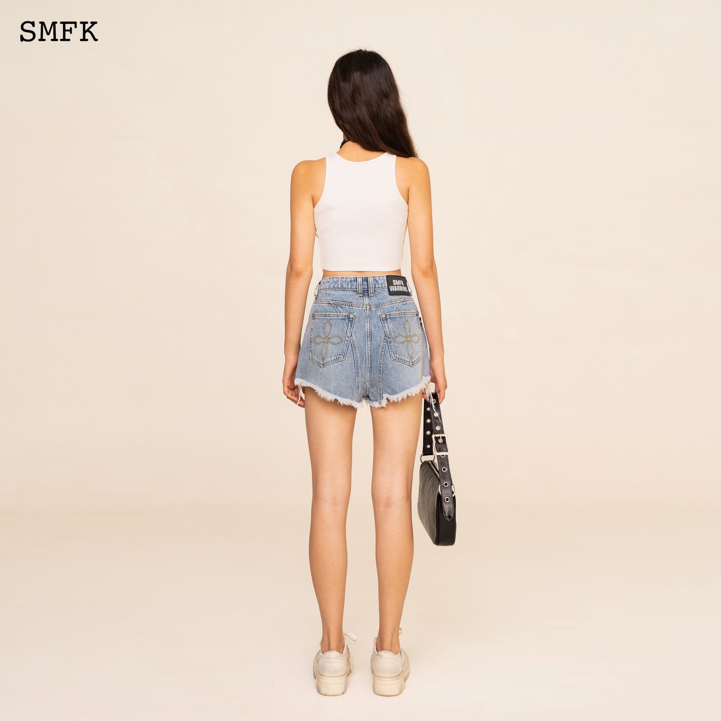 WILDWORLD STRAY BLUE SHORT JEANS