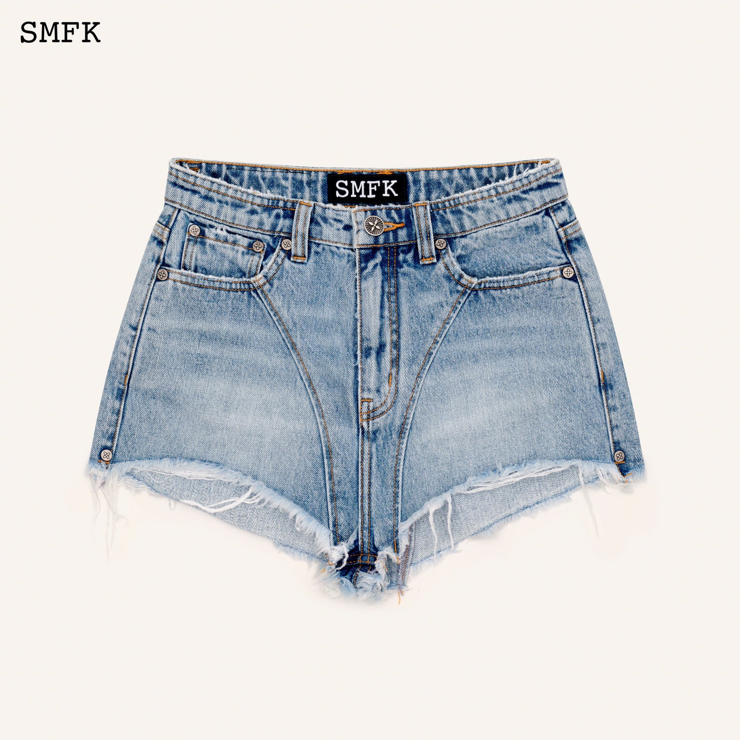 WILDWORLD STRAY BLUE SHORT JEANS