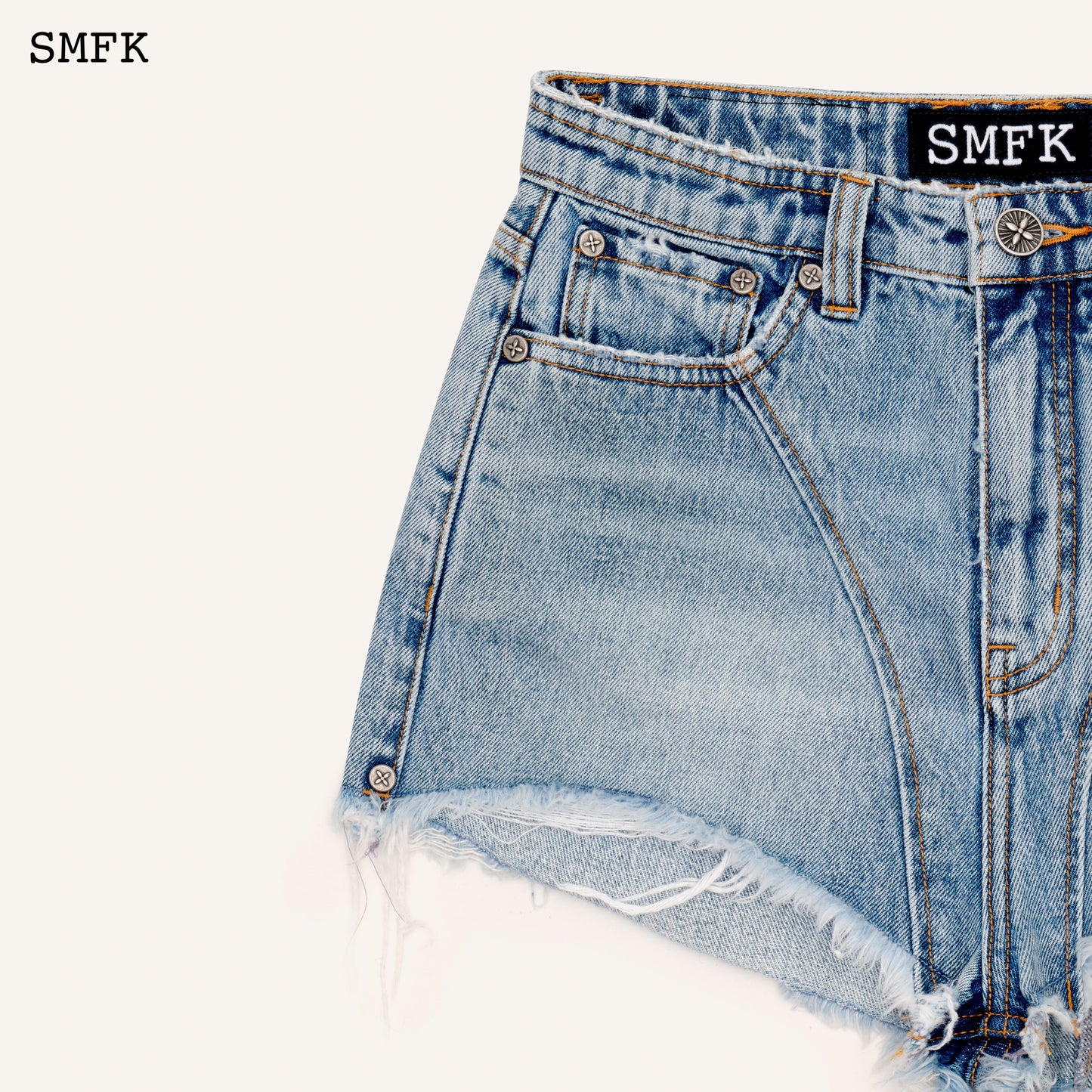 WILDWORLD STRAY BLUE SHORT JEANS