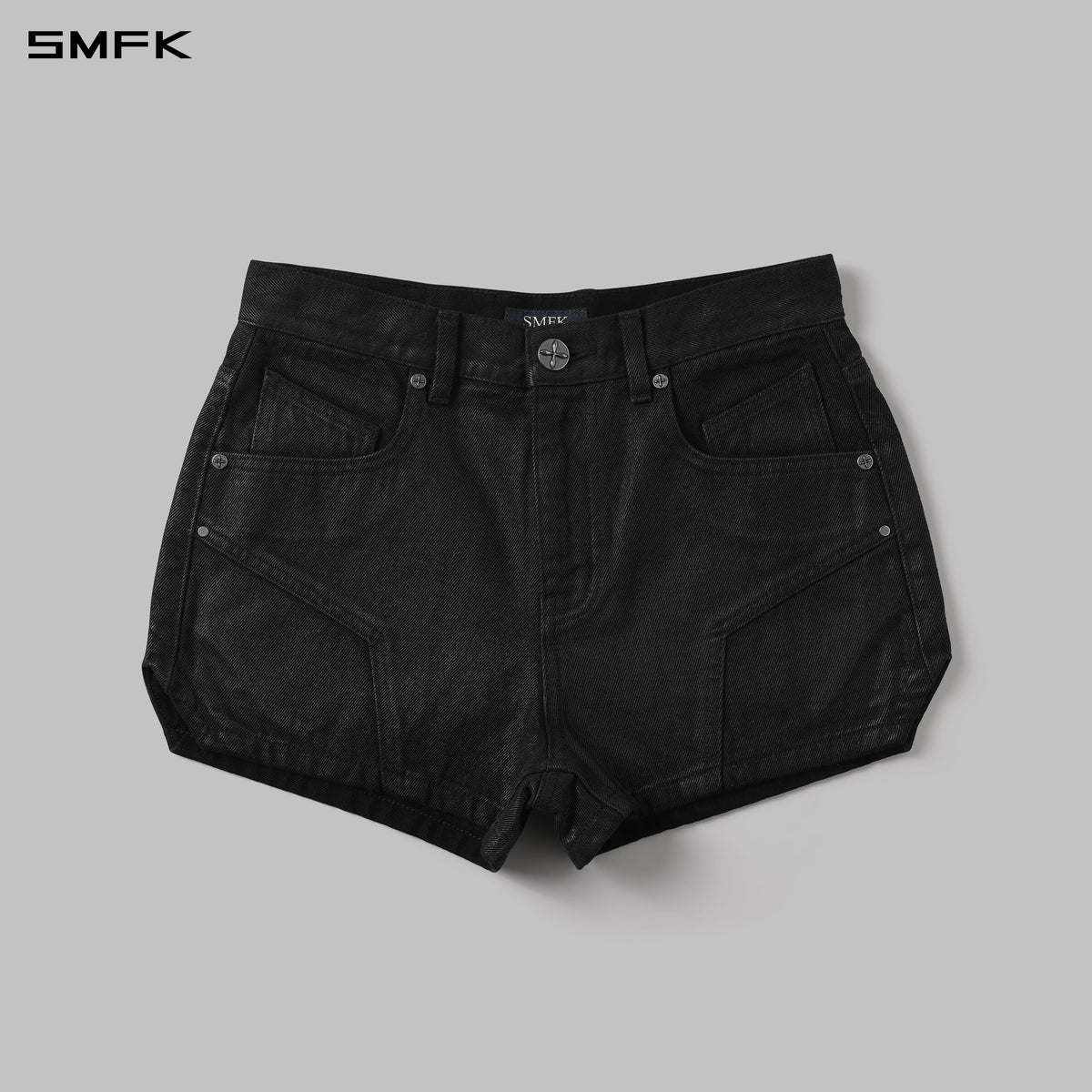 MIRAGE PRISM DENIM SHORTS/DENIM COTTON/W