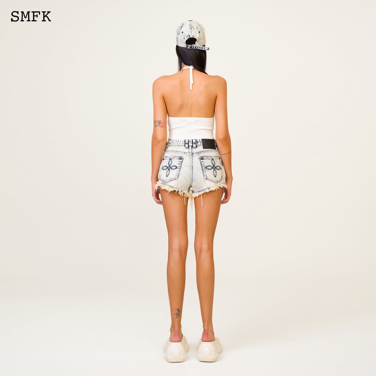 Compass Wild Mustang Classic Denim Shorts Snowflake