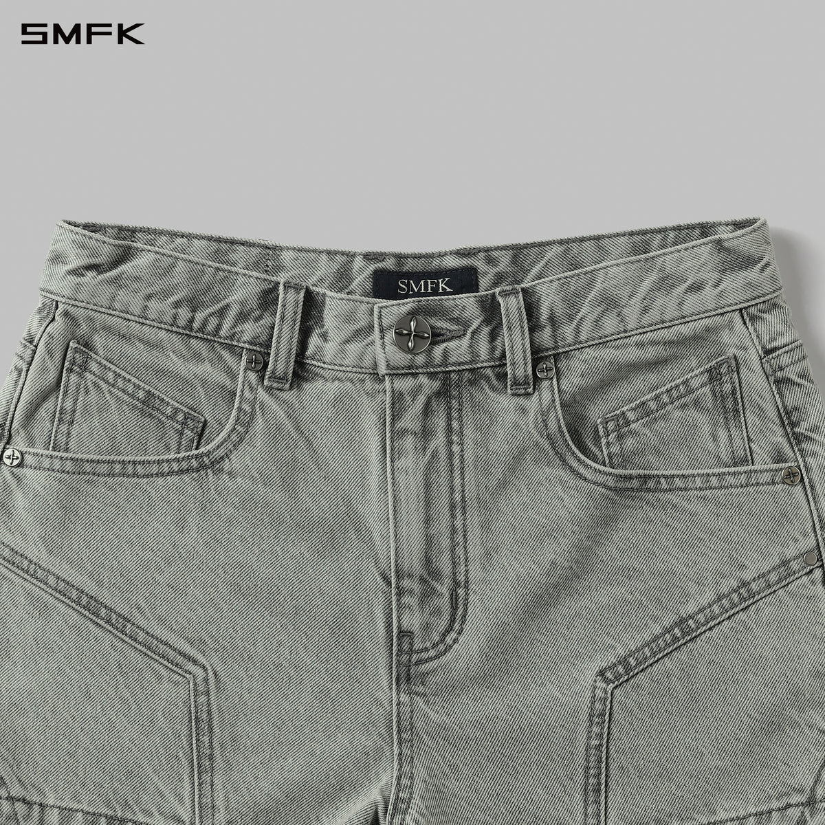 MIRAGE PRISM DENIM SHORTS/DENIM COTTON/W