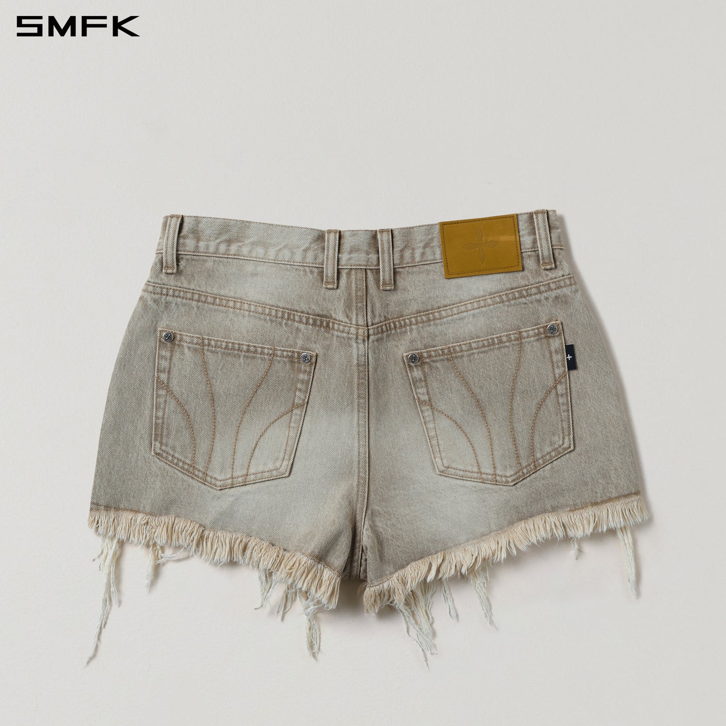 COMPASS MIRAGE MODE DENIM SHORTS/COTTON