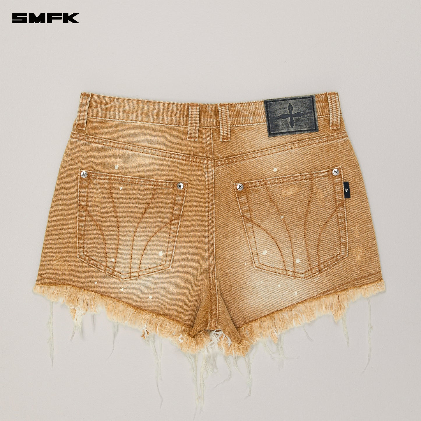 Wild Cowboy Rage Rush Denim Shorts_ Wilderness Cowboy (Brown)