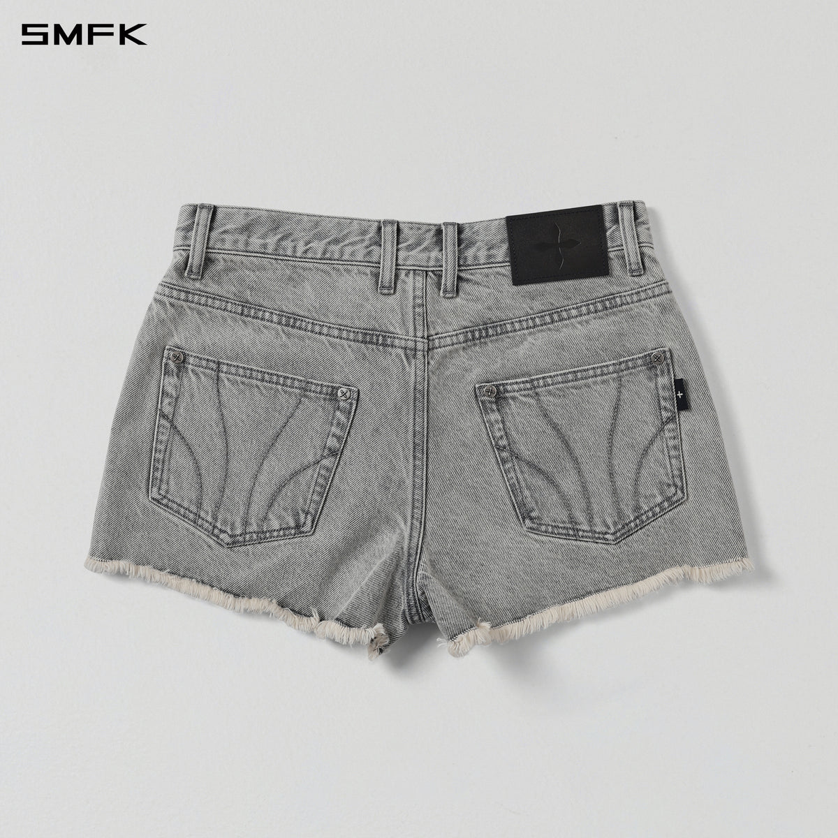 MIRAGE PRISM REMAKE DIRTY DENIM SHORTS/DIRTY DENIM COTTON/W
