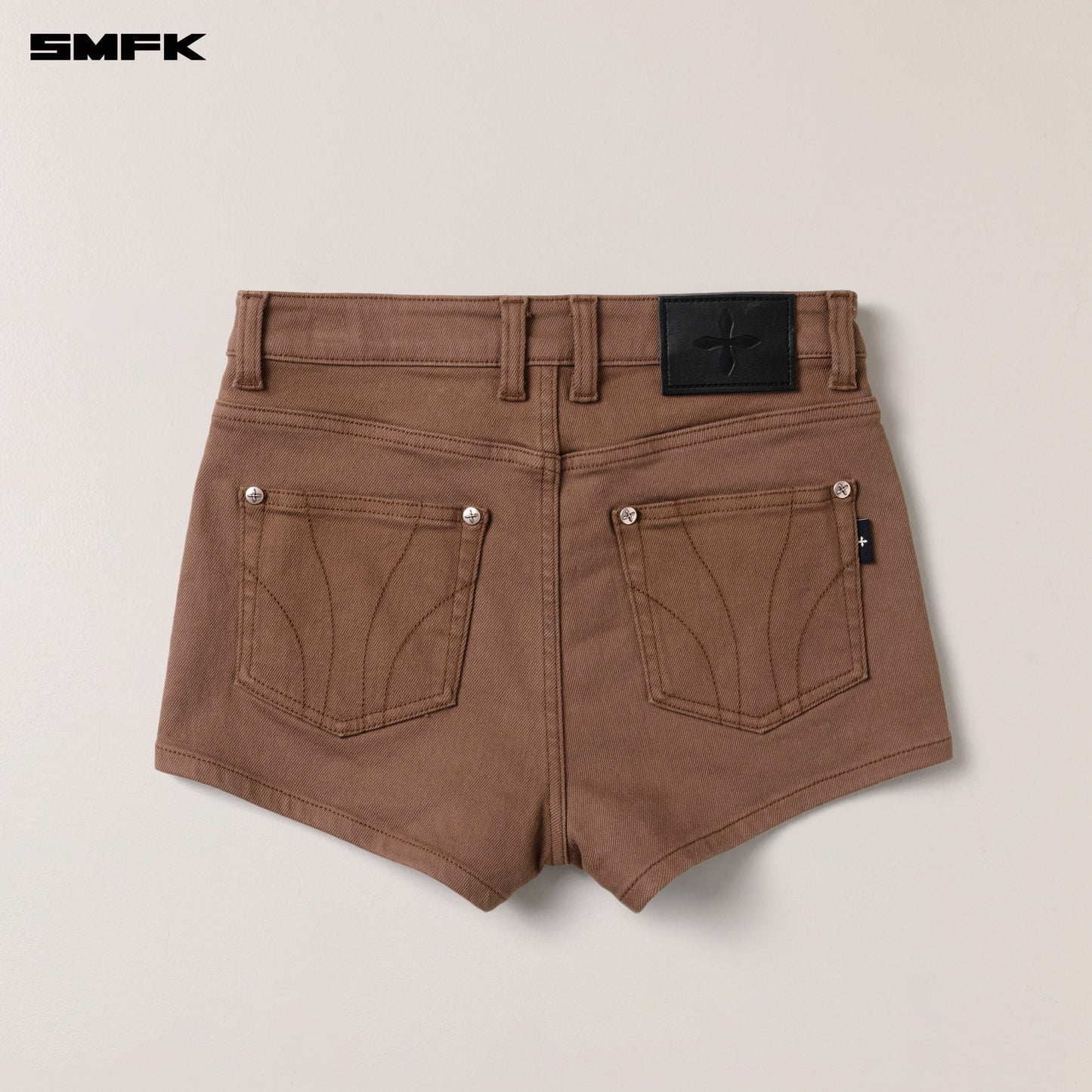 COMPASS Classic Dance Company Denim Shorts_ Mustang Brown
