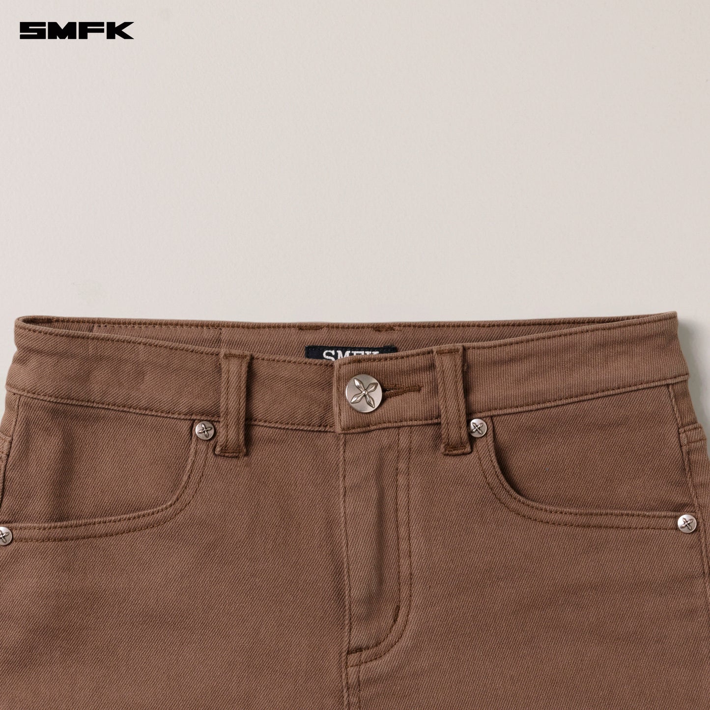 COMPASS Classic Dance Company Denim Shorts_ Mustang Brown
