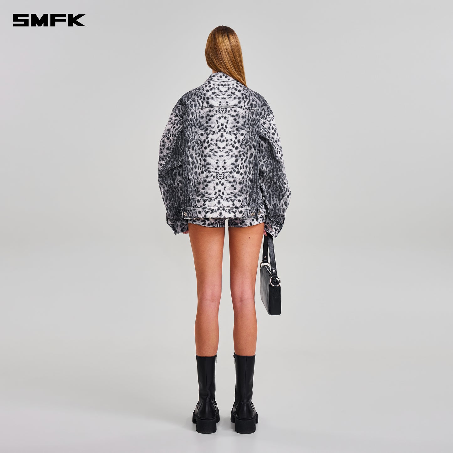 COMPASS DANCER DENIM FLAT SHORTS/ MIRAGE LEOPARD