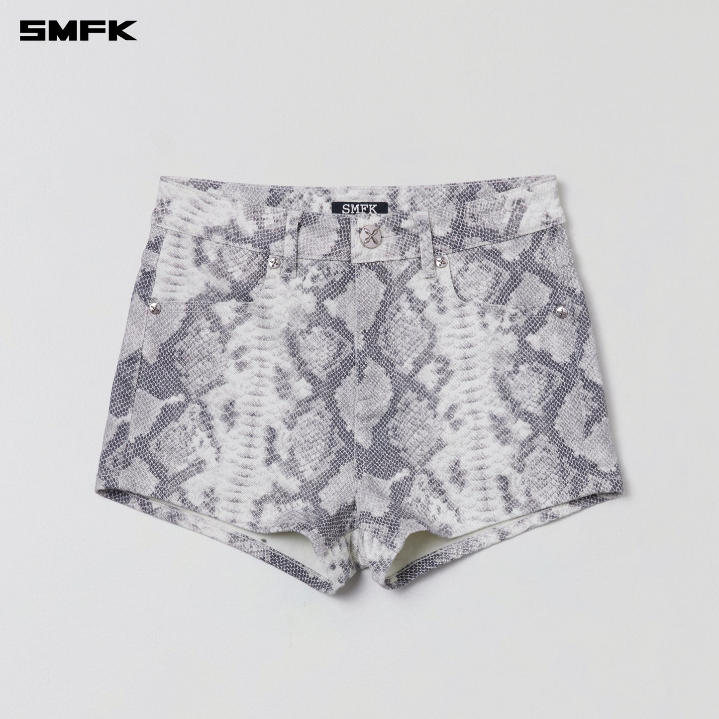 COMPASS DANCER DENIM FLAT SHORTS/ MIRAGE SNAKE