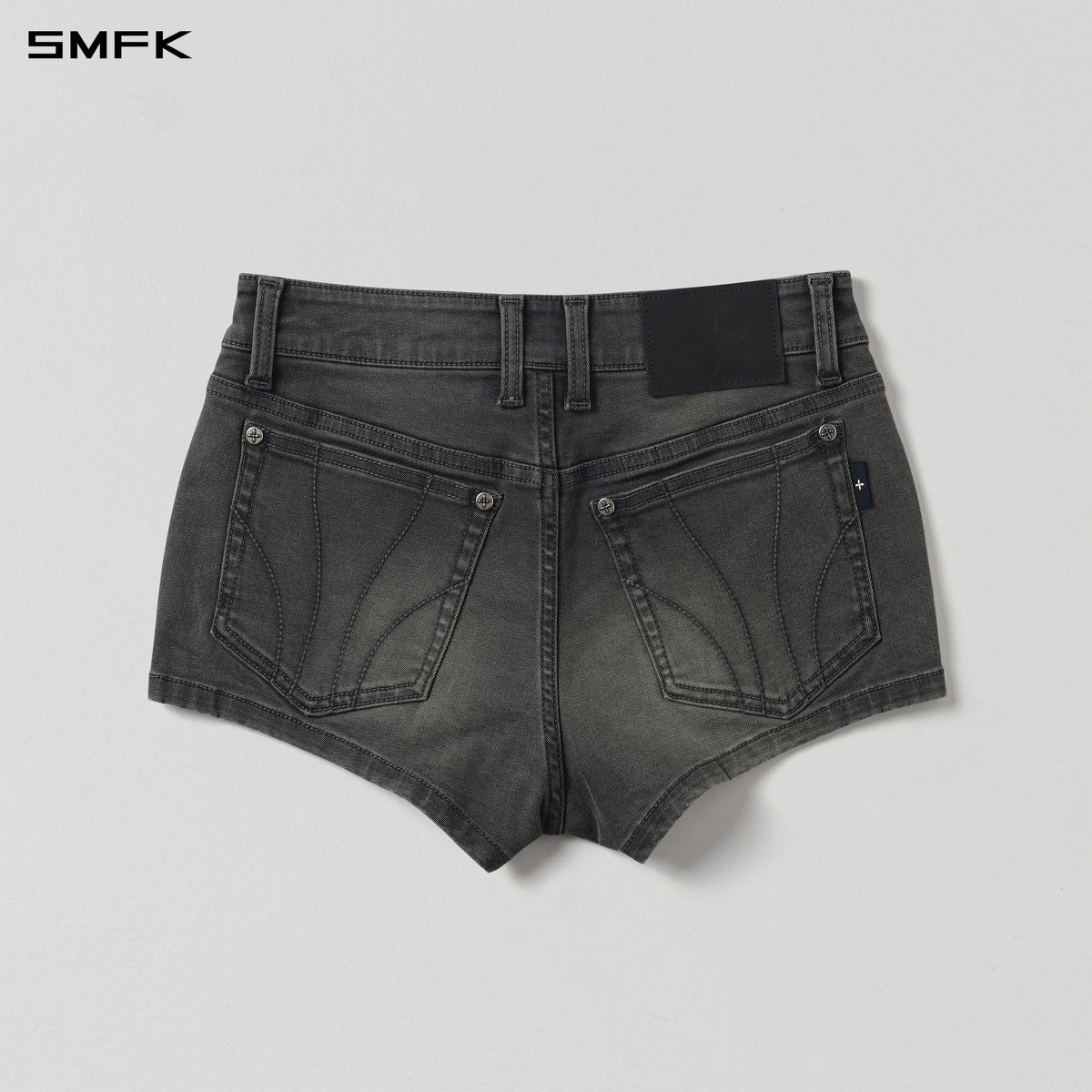 MIRAGE PRISM LOW WAIST DENIM SHORTS/E-COTTON