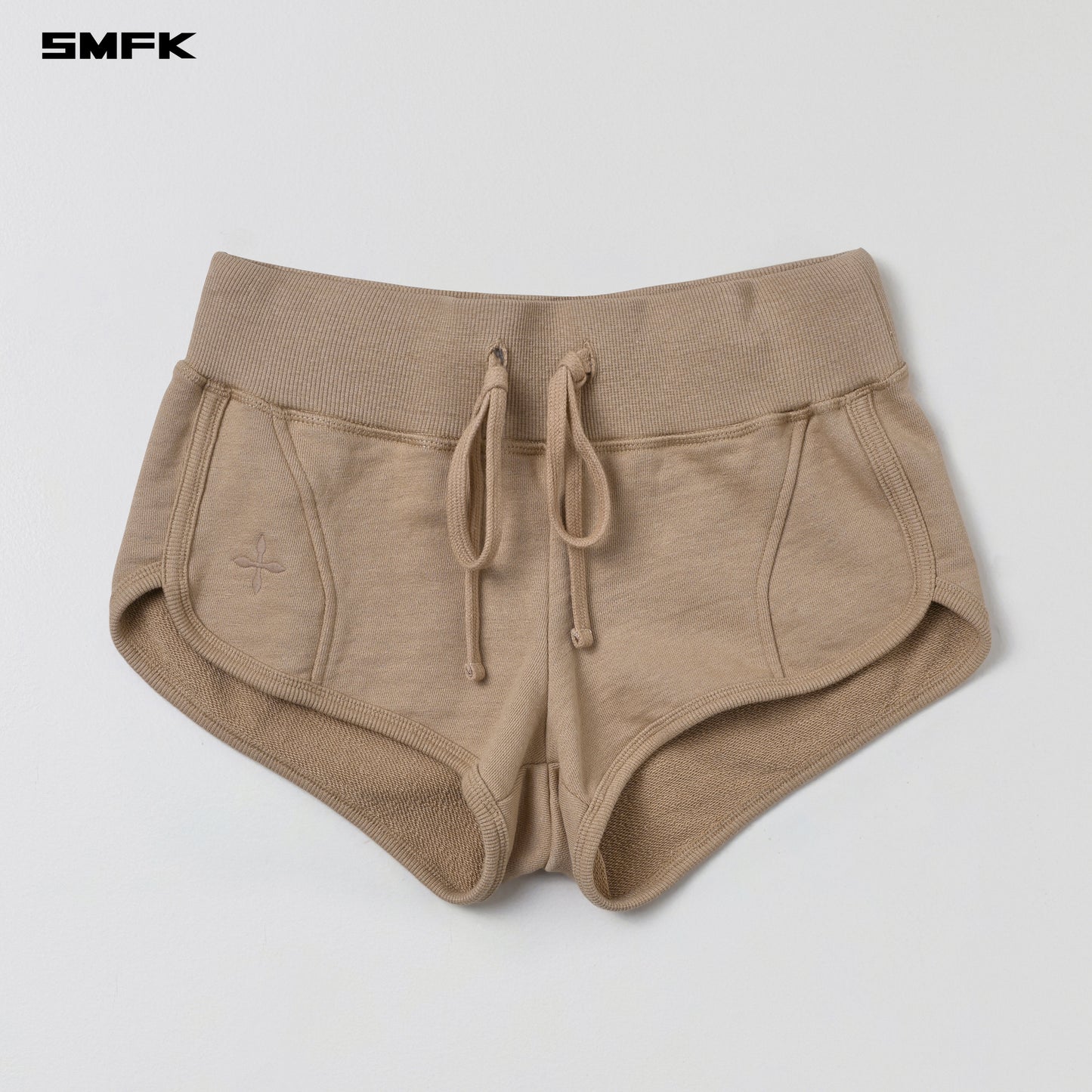 PERMANENT SLIM SUPER SHORTS/COTTON+WOOL - FRESH SKIN