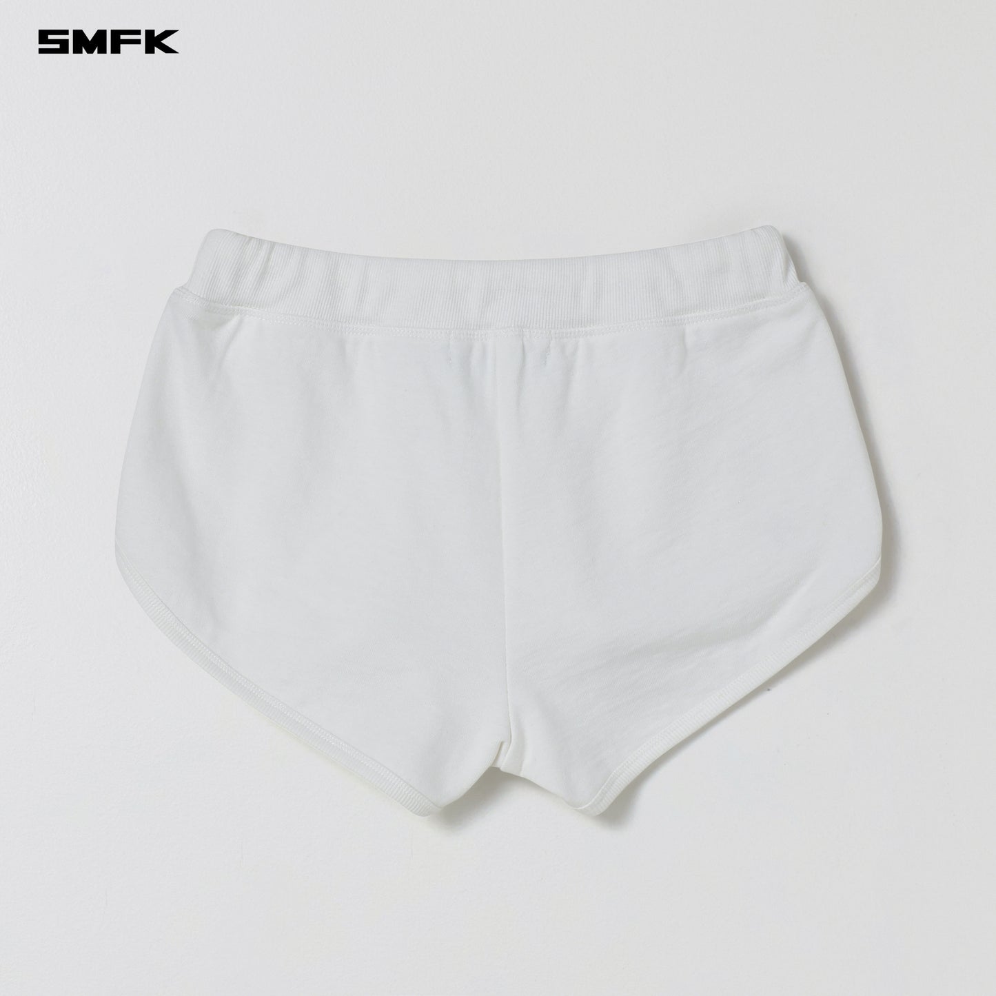 PERMANENT SLIM SUPER SHORTS/COTTON+WOOL - CLOUD WHITE