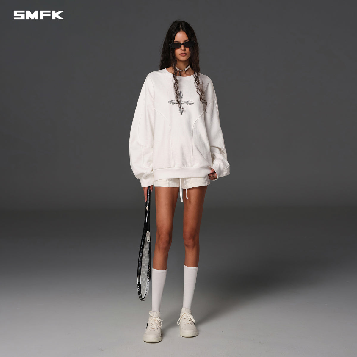 PERMANENT PRISM SHORTS/COTTON WOOL CLOUD WHITE